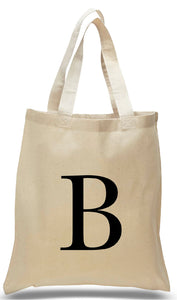 Alphabet tote letter B