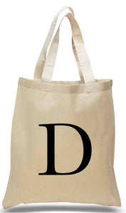 Alphabet tote letter D