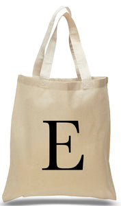 Alphabet tote letter E