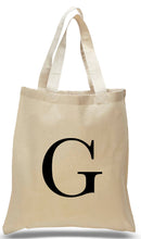 Load image into Gallery viewer, Alphabet tote letter G