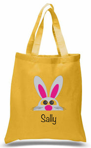 Easter Bunny Tote with Name