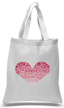 Load image into Gallery viewer, Heart of hearts tote print in Red