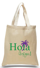 Load image into Gallery viewer, Hola Amigos Palm Tree Print in Green and Purple