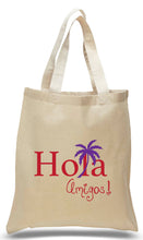 Load image into Gallery viewer, Hola Amigos Palm Tree Print in Red and Purple