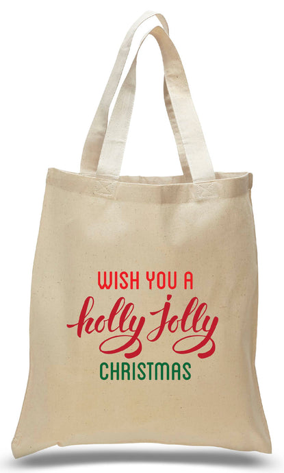 Holly Jolly Christmas Tote