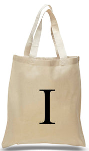 Alphabet tote letter I