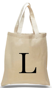 Alphabet tote letter L