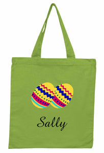 Easter Egg tote with Name