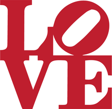 Load image into Gallery viewer, Love Sign Print in Red