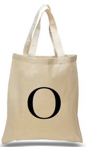 Alphabet tote letter O