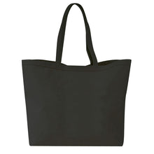 Load image into Gallery viewer, Big Canvas Tote in Black 