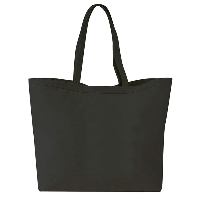 Big Canvas Tote in Black 