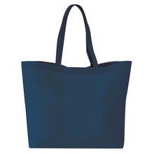 Load image into Gallery viewer, Big Canvas Tote in Navy Blue