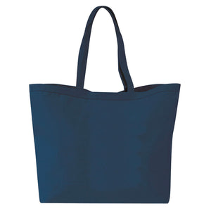 Big Canvas Tote in Navy Blue