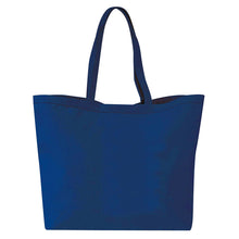 Load image into Gallery viewer, Big Canvas Tote in Royal Blue