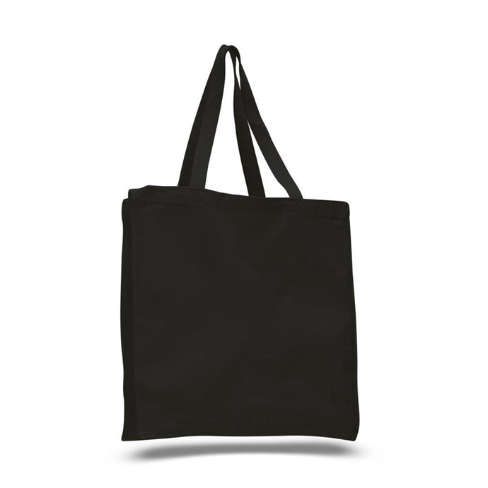 Shopping Tote with Gusset in Black