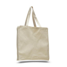 Load image into Gallery viewer, Shopping Tote with Gusset in Natural