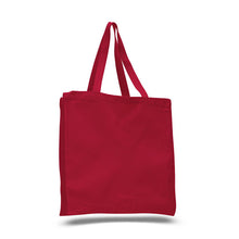 Load image into Gallery viewer, Shopping Tote with Gusset in Red