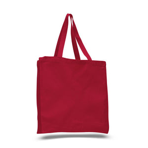 Shopping Tote with Gusset in Red