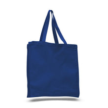 Load image into Gallery viewer, Shopping Tote with Gusset in Royal Blue