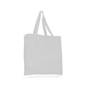 Shopping Tote with Gusset in White
