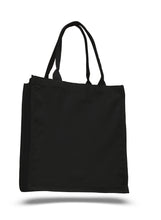 Load image into Gallery viewer, Fancy Canvas Tote Bag in Black