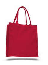 Load image into Gallery viewer, Fancy Canvas Tote Bag in Red