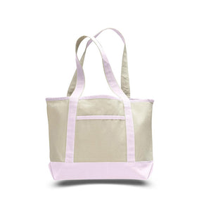 Small Teacher Tote in Light Pink