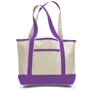 Small Teacher Tote in Purple