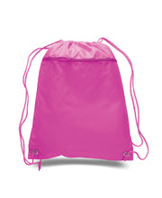 Load image into Gallery viewer, Polyester Drawstring Backpack in Hot Pink