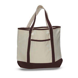 Deluxe Teachers Tote in Chocolate Brown