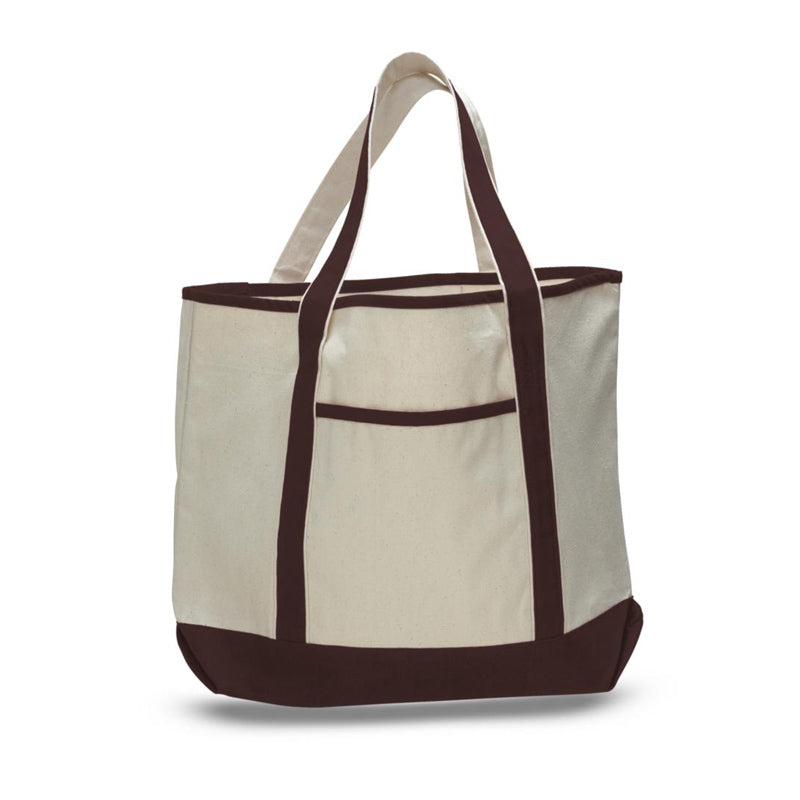 Deluxe Teachers Tote in Chocolate Brown