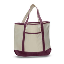 Load image into Gallery viewer, Deluxe Teachers Tote in Maroon