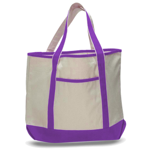 Deluxe Teachers Tote in Purple