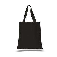 Load image into Gallery viewer, Heavy Duty Economy Canvas Tote in Black
