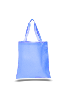 Heavy Duty Economy Canvas Tote in Carolina Blue