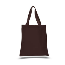 Load image into Gallery viewer, Heavy Duty Economy Canvas Tote in Chocolate