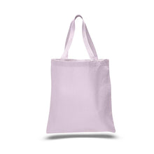 Load image into Gallery viewer, Heavy Duty Economy Canvas Tote in Light Pink