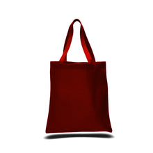 Load image into Gallery viewer, Heavy Duty Economy Canvas Tote in Maroon