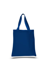 Load image into Gallery viewer, Heavy Duty Economy Canvas Tote in Royal Blue