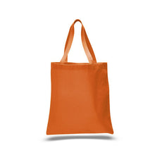 Load image into Gallery viewer, Heavy Duty Economy Canvas Tote in Texas Orange