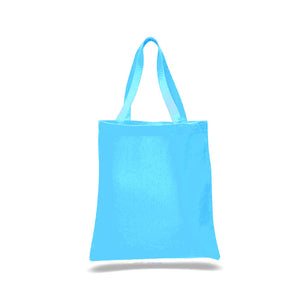 Heavy Duty Economy Canvas Tote in Turquoise