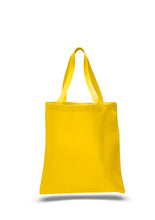 Load image into Gallery viewer, Heavy Duty Economy Canvas Tote in Yellow