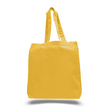 Load image into Gallery viewer, Gusset Jumbo Canvas tote in Gold