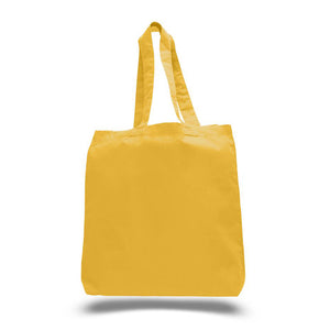 Gusset Jumbo Canvas tote in Gold