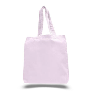 Gusset Jumbo Canvas tote in Light Pink