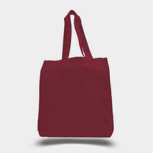Load image into Gallery viewer, Gusset Jumbo Canvas tote in Maroon