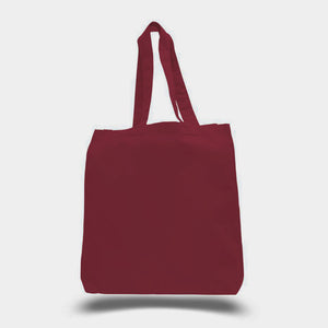 Gusset Jumbo Canvas tote in Maroon