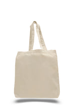 Load image into Gallery viewer, Gusset Jumbo Canvas tote in Natural 