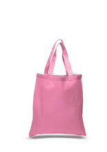 Load image into Gallery viewer, Cotton canvas tote in pink